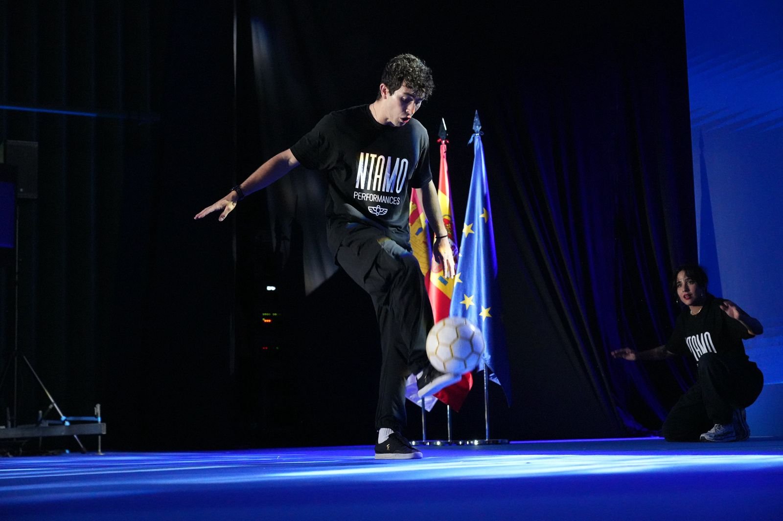 Espectáculo de freestyle futbol